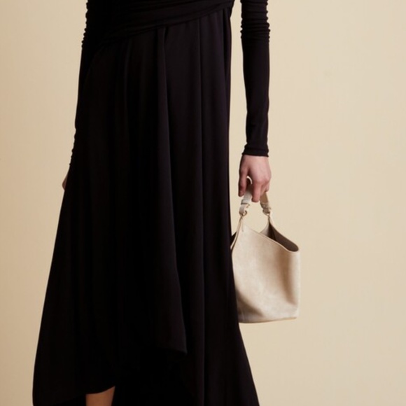 Khaite Mini Lotus in Coco Suede - Picture 2 of 11